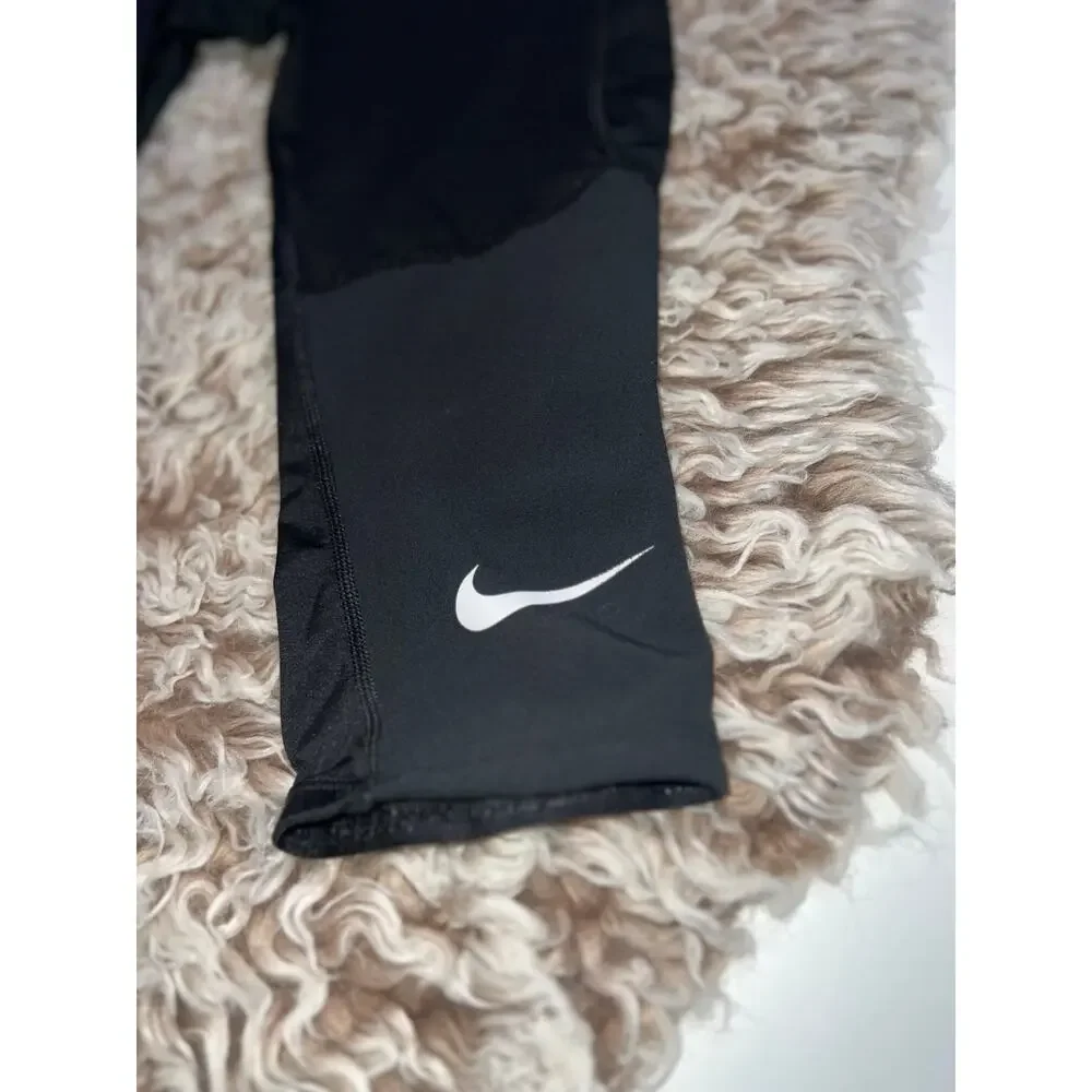 Nike pro kids black compression capris